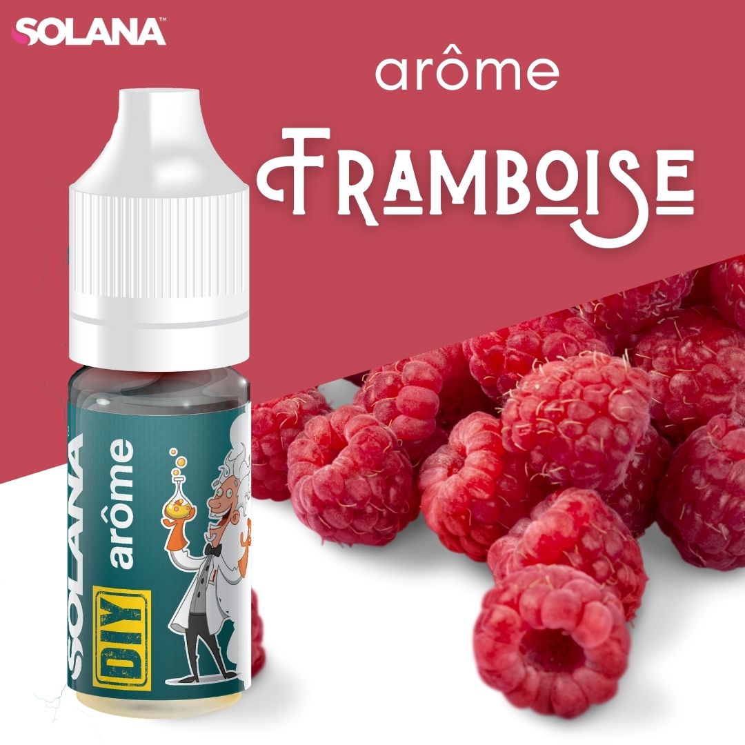 Arôme Concentré DIY Framboise 10ml – Solana Arôme Concentré DIY Framboise 10ml – Solana