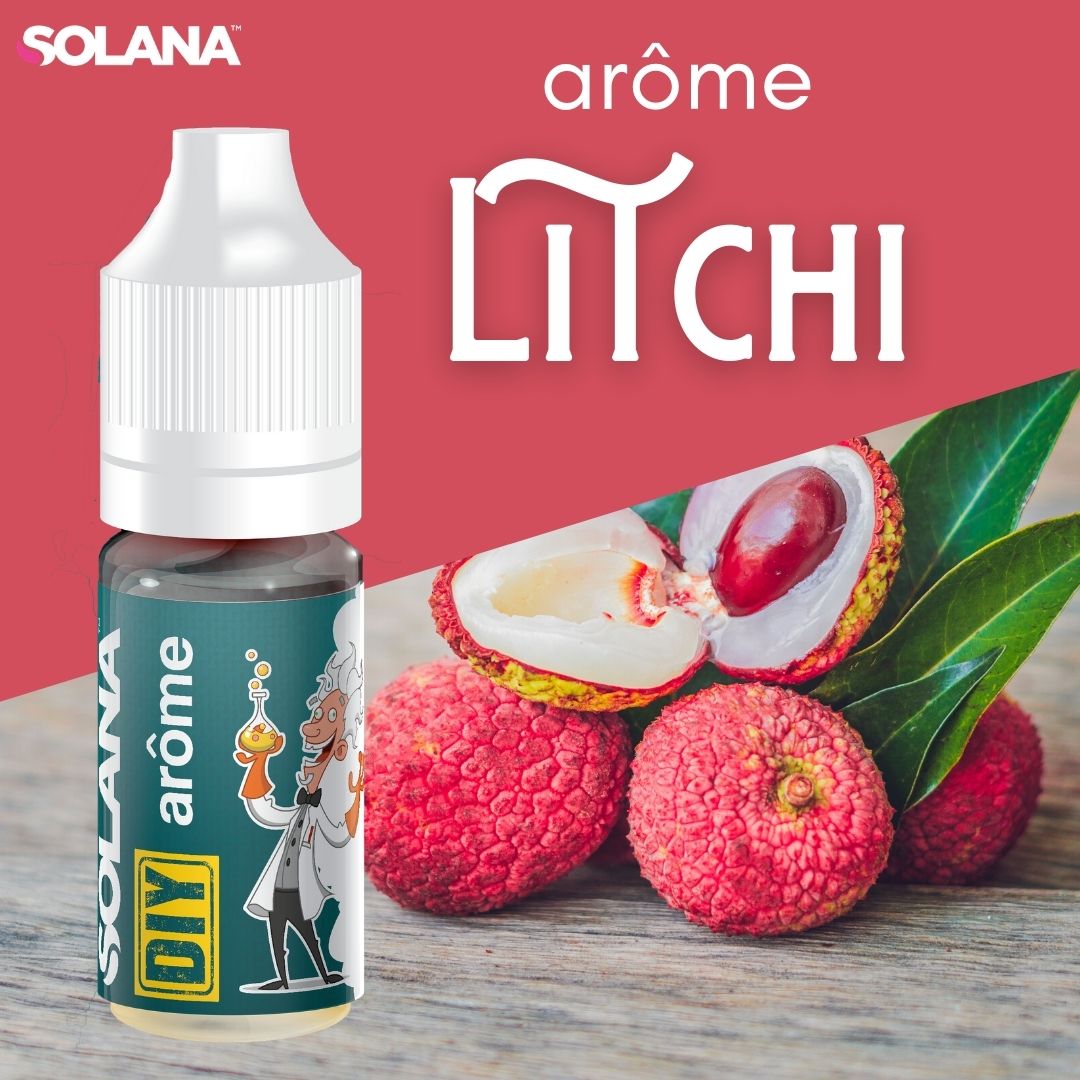 Arôme Concentré DIY Litchi 10ml – Solana Arôme Concentré DIY Litchi 10ml – Solana