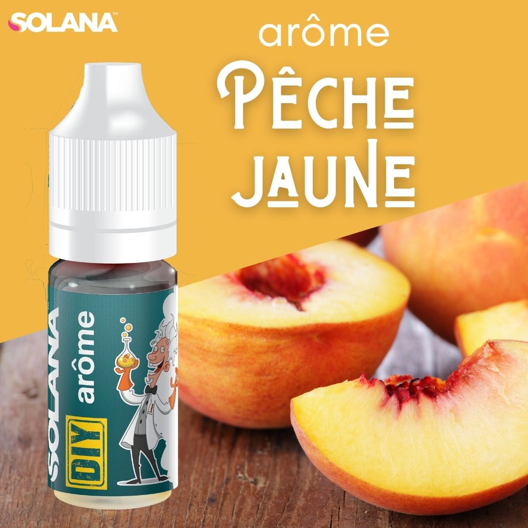 Arôme Concentré DIY Pêche 10ml – Solana Arôme Concentré DIY Pêche 10ml – Solana