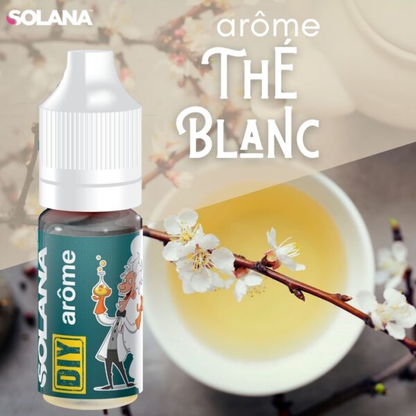 Arôme Concentré DIY Thé Blanc 10ml – Solana Arôme Concentré DIY Thé Blanc 10ml – Solana