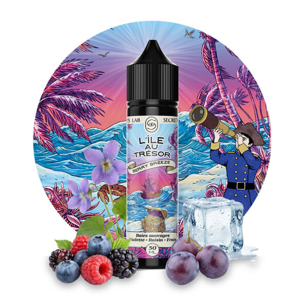 E-liquide Fruits Rouges, Violette, Raisin & Fraîcheur – Berry Breeze 50ml – L’Ile au Trésor / Secret’s LAb E-liquide Fruits Rouges, Violette, Raisin & Fraîcheur – Berry Breeze 50ml – L’Ile au Trésor / Secret’s LAb