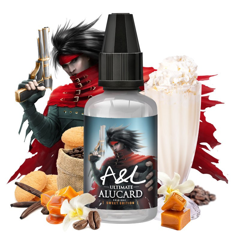 Arôme Concentré DIY Milkshake Café, Vanille, Caramel & Biscuit – Alucard 30ml – Ultimate / Arômes et Liquides Arôme Concentré DIY Milkshake Café, Vanille, Caramel & Biscuit – Alucard 30ml – Ultimate / Arômes et Liquides