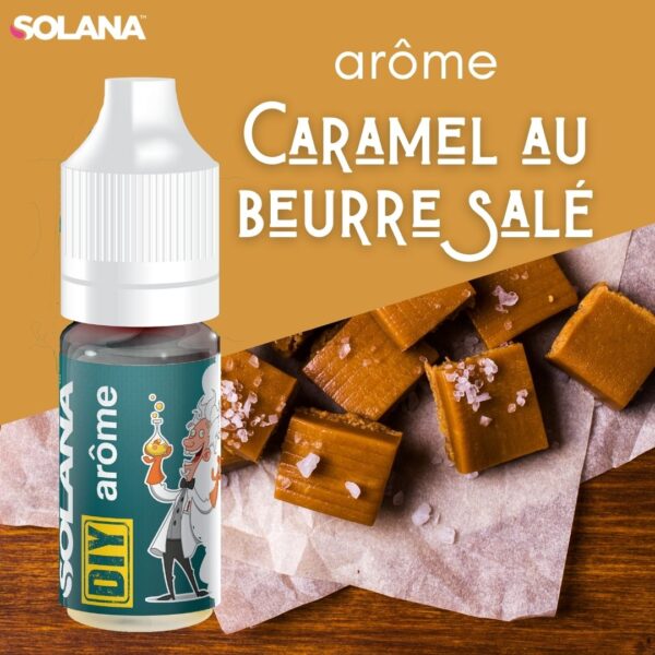 Arôme Concentré DIY Caramel Beurre Salé 10ml – Solana Arôme Concentré DIY Caramel Beurre Salé 10ml – Solana