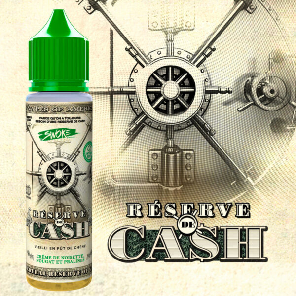 E-liquide Crème de Noisettes, Nougat & Pralines – Réserve de Cash 50ml – Swoke E-liquide Crème de Noisettes, Nougat & Pralines – Réserve de Cash 50ml – Swoke