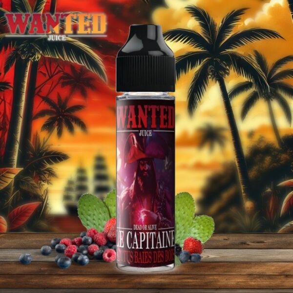 E-liquide Cactus & Fruits Rouges – Le Capitaine 50ml – Wanted Juice E-liquide Cactus & Fruits Rouges – Le Capitaine 50ml – Wanted Juice