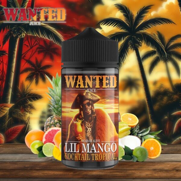 E-liquide Ananas, Mangue, Agrumes & Fraîcheur – Lil Mango 200ml – Wanted Juice E-liquide Ananas, Mangue, Agrumes & Fraîcheur – Lil Mango 200ml – Wanted Juice