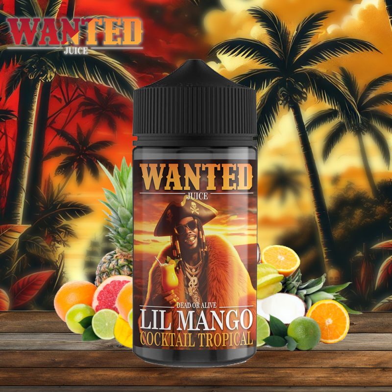 E-liquide Ananas, Mangue, Agrumes & Fraîcheur – Lil Mango 200ml – Wanted Juice E-liquide Ananas, Mangue, Agrumes & Fraîcheur – Lil Mango 200ml – Wanted Juice