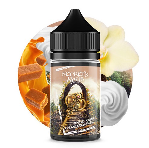 Arôme Concentré DIY Crème, Chantilly & Caramel – Golden Key 30ml – Secret’s Keys / Secret’s LAb Arôme Concentré DIY Crème, Chantilly & Caramel – Golden Key 30ml – Secret’s Keys / Secret’s LAb